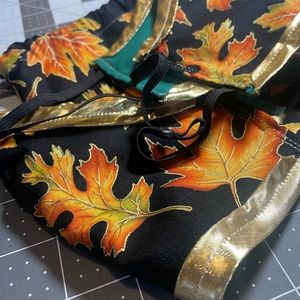 Handmade cotton face masks with wire nose